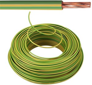 Câble - AC - VOB - Souple - 6mm² - Vert/Jaune - R 500
